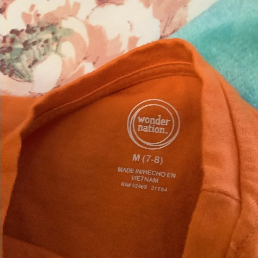Wonder Nation Halloween shirt unicorn sparkle Med 7/8 in good shape